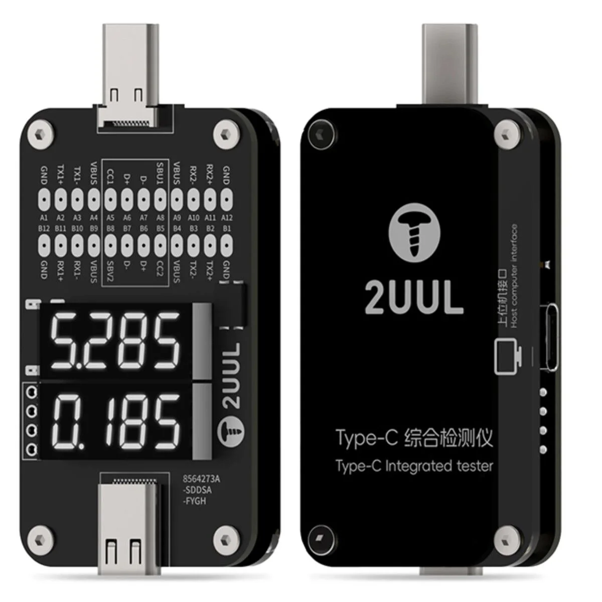 2UUL PW32 Type-C Şarj Soketi Test Aparatı