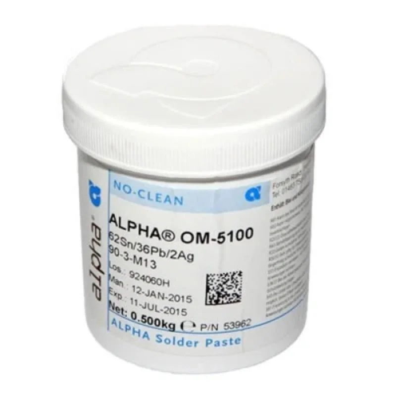 Alpha Om5100 52g 183 Derece Beyaz Box Sıvı Lehim