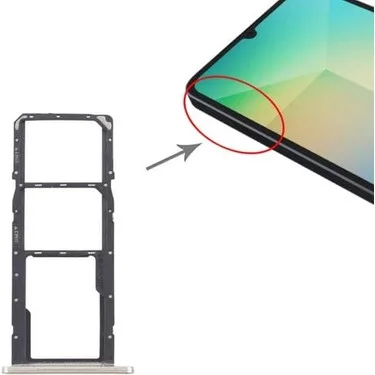 Samsung A06 A065 Sim Kapapı Silver