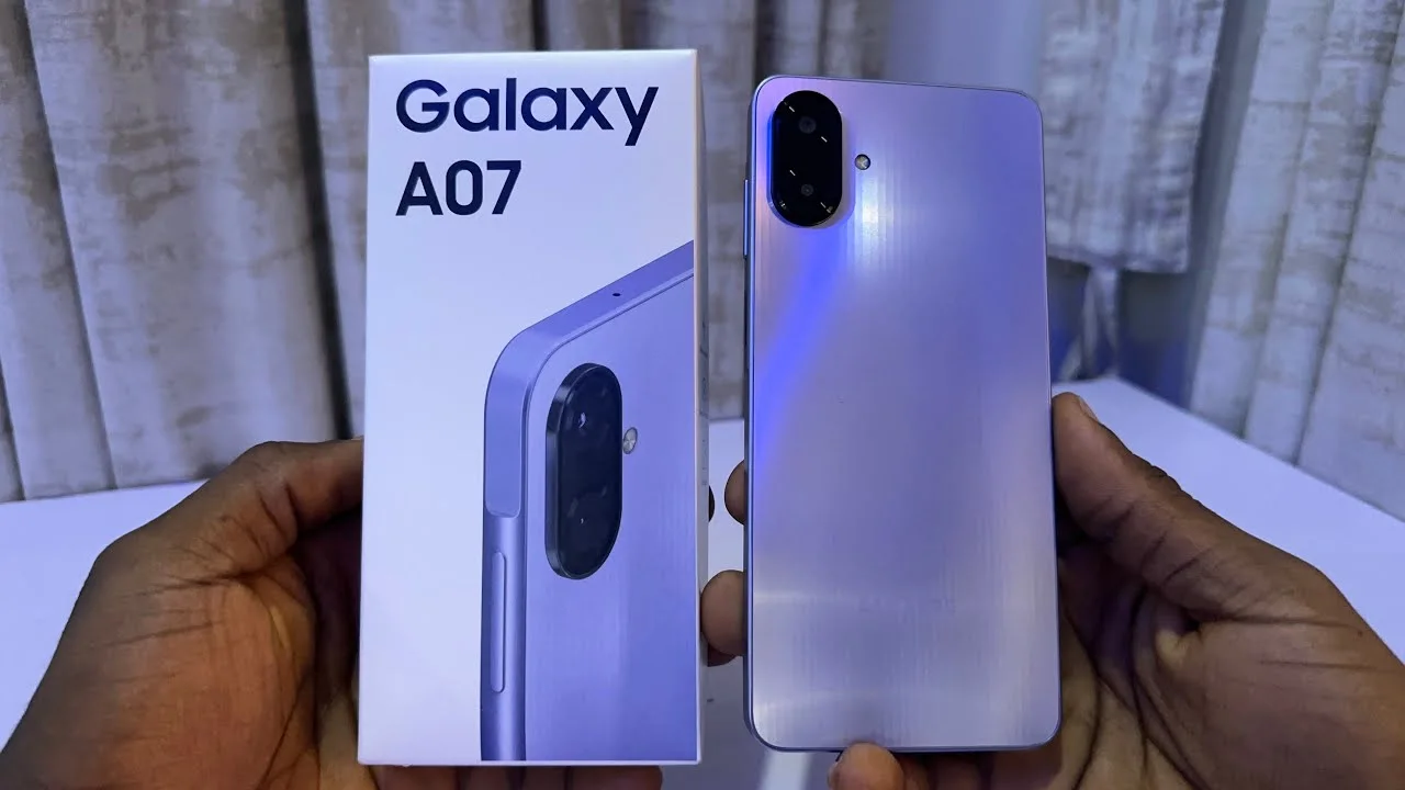 Samsung A07 Parmak İzi Silver