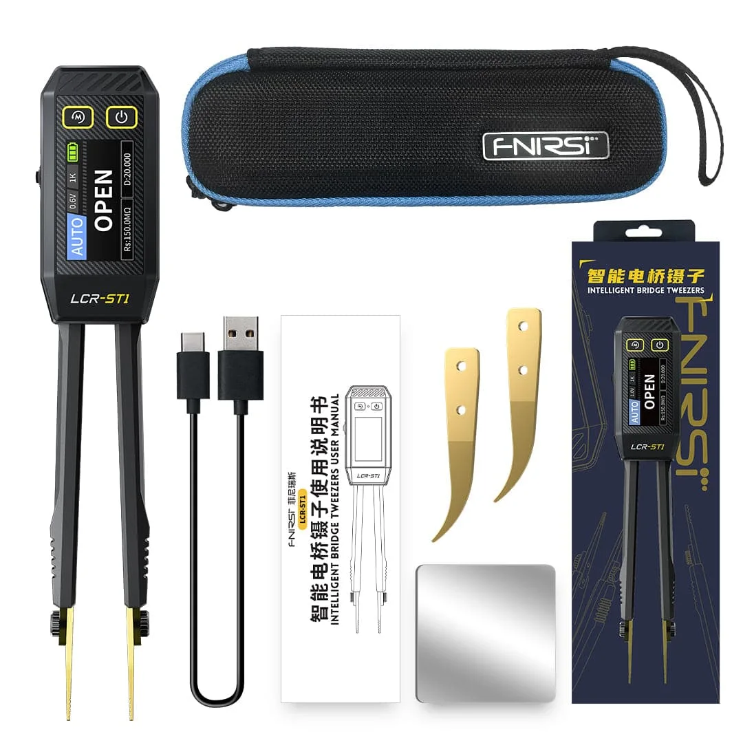 Fnirsi LCR-ST1 Mini Akıllı Dijital Cımbız LCR SMD ESR Test Cihazı