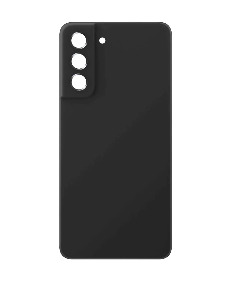 Galaxy S21 FE Uyumlu LOGOLU GRAPHITE Kamera Lensli ve Yapışkanlı Arka Kapak