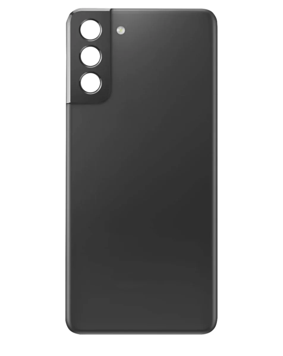 Galaxy S21 Uyumlu LOGOLU PHANTOM GRİ Kamera Lensli ve Yapışkanlı Arka Kapak