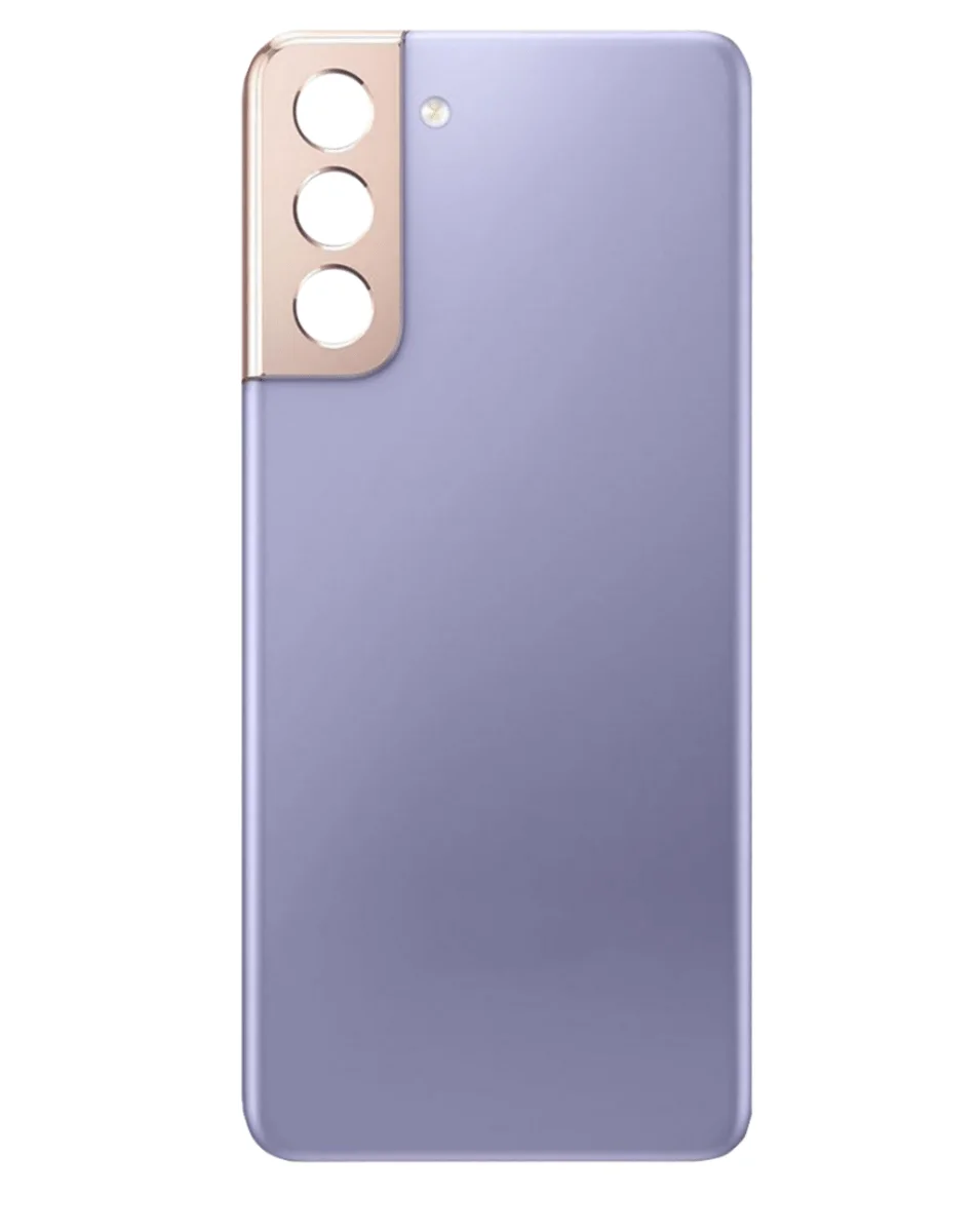 Galaxy S21 Uyumlu LOGOLU PHANTOM VIOLET Kamera Lensli ve Yapışkanlı Arka Kapak
