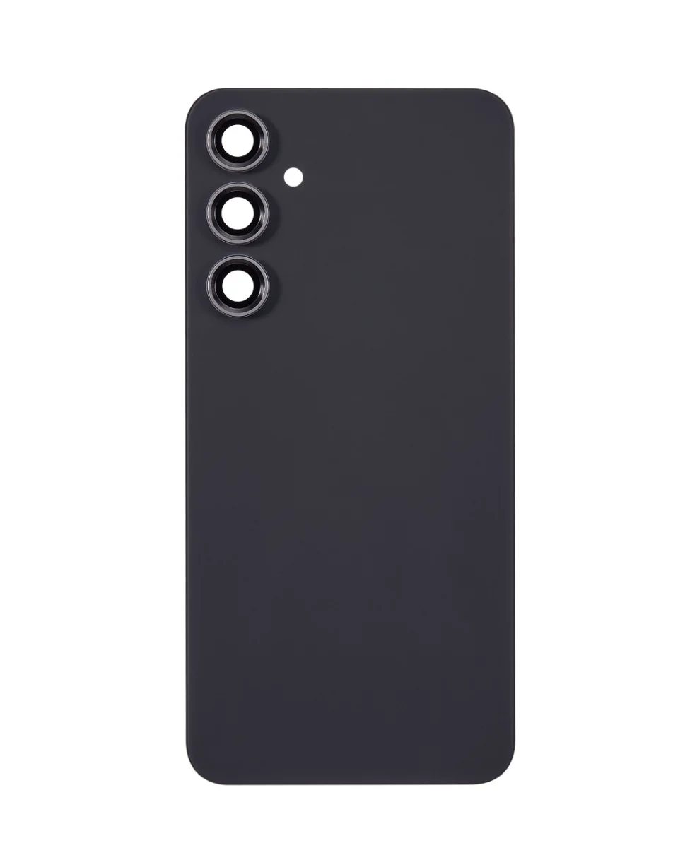 Galaxy S23 FE Uyumlu LOGOLU GRAPHITE Kamera Lensli ve Yapışkanlı Arka Kapak