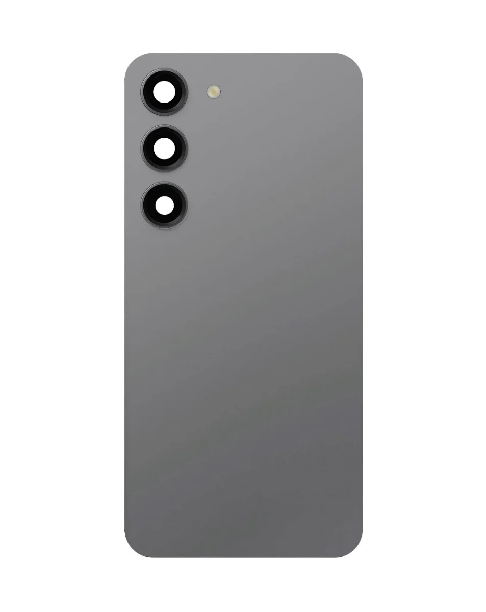 Galaxy S23 Uyumlu LOGOLU GRAPHITE Kamera Lensli ve Yapışkanlı Arka Kapak