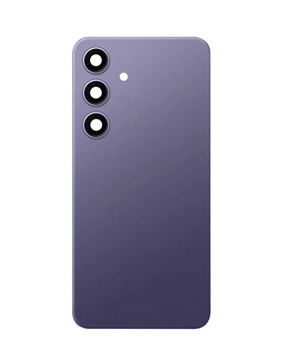 Galaxy S24 Uyumlu LOGOLU COBALT VIOLET Kamera Lensli ve Yapışkanlı Arka Kapak