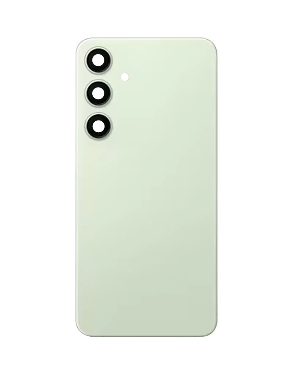 Galaxy S24 Uyumlu LOGOLU JADE YEŞİL Kamera Lensli ve Yapışkanlı Arka Kapak