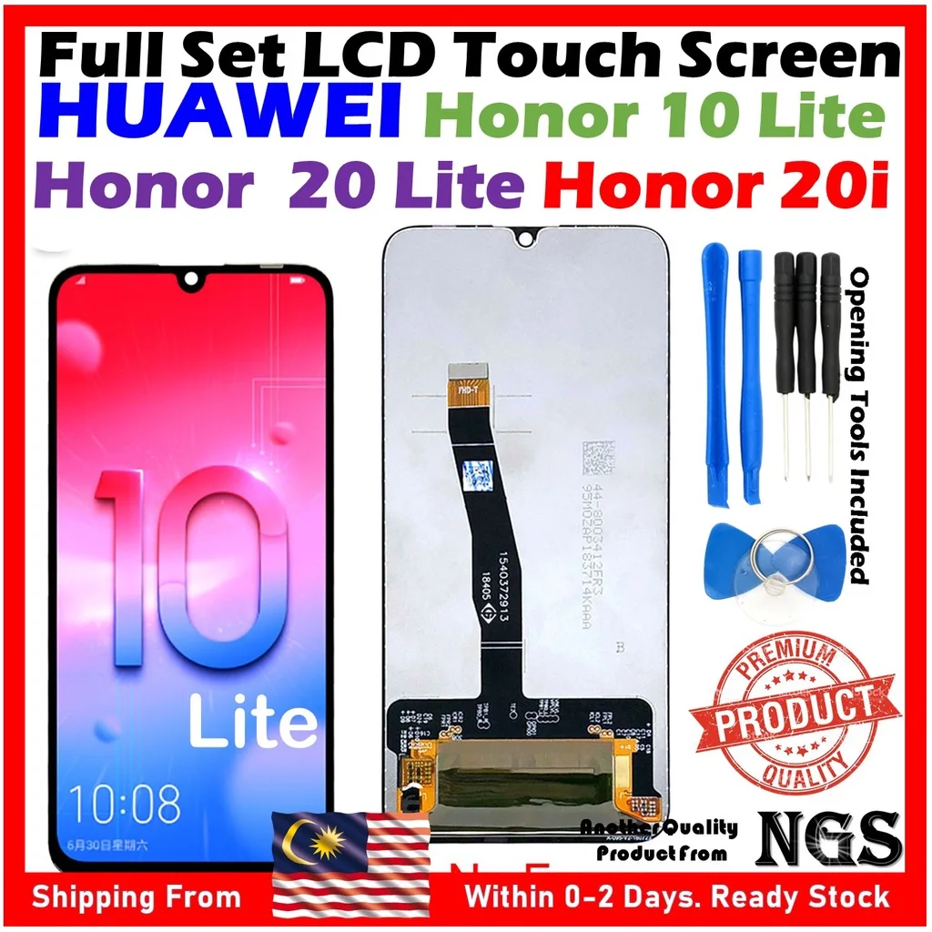 Honor 10 Lite Ekran Dokunmatik A Plus Kalite Ürün/COG Çıtasız (Çerçevesiz)