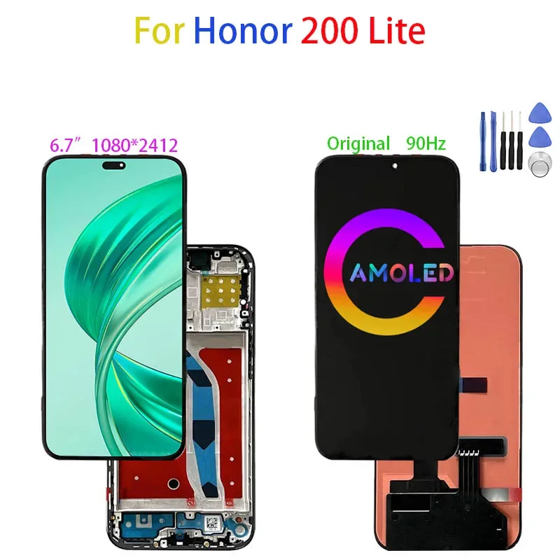 Honor 200 Lite Çıtalı Ekran Dokunmatik Rose Gold SOFT OLED Kalite Ekran