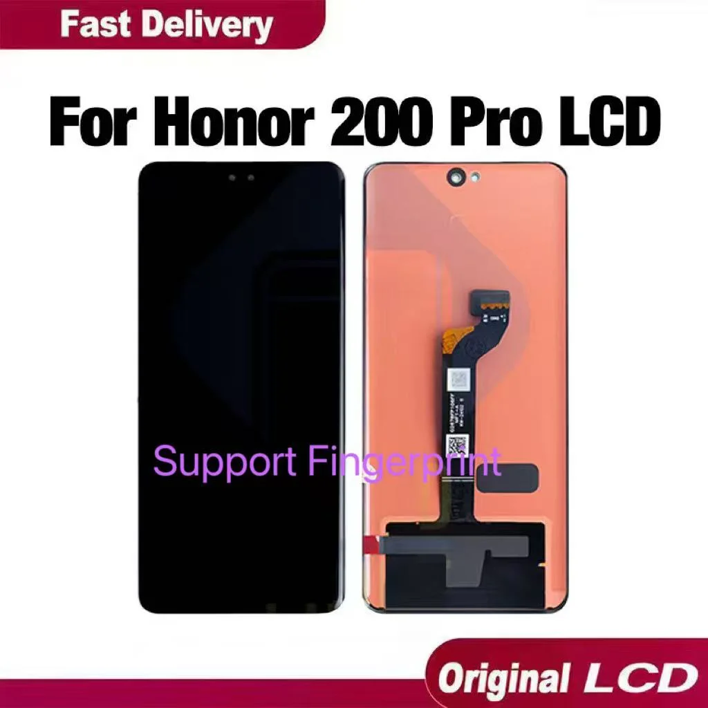 Honor 200 Pro Çıtalı Ekran Dokunmatik Silver SOFT OLED Kalite Ekran
