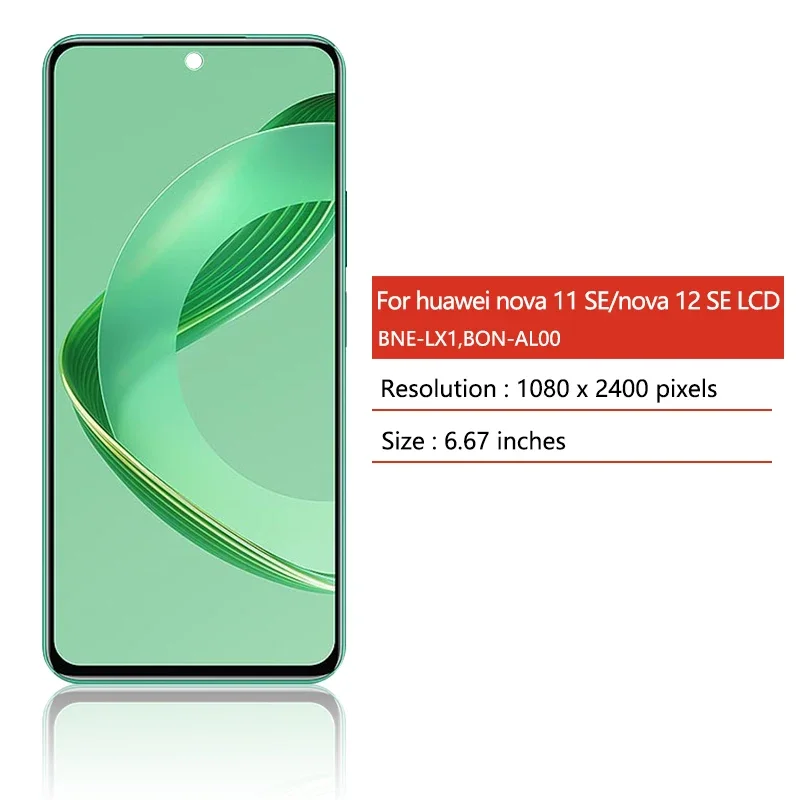 Honor Nova 11 SE Ekran Dokunmatik OLED Çıtasız (Çerçevesiz)