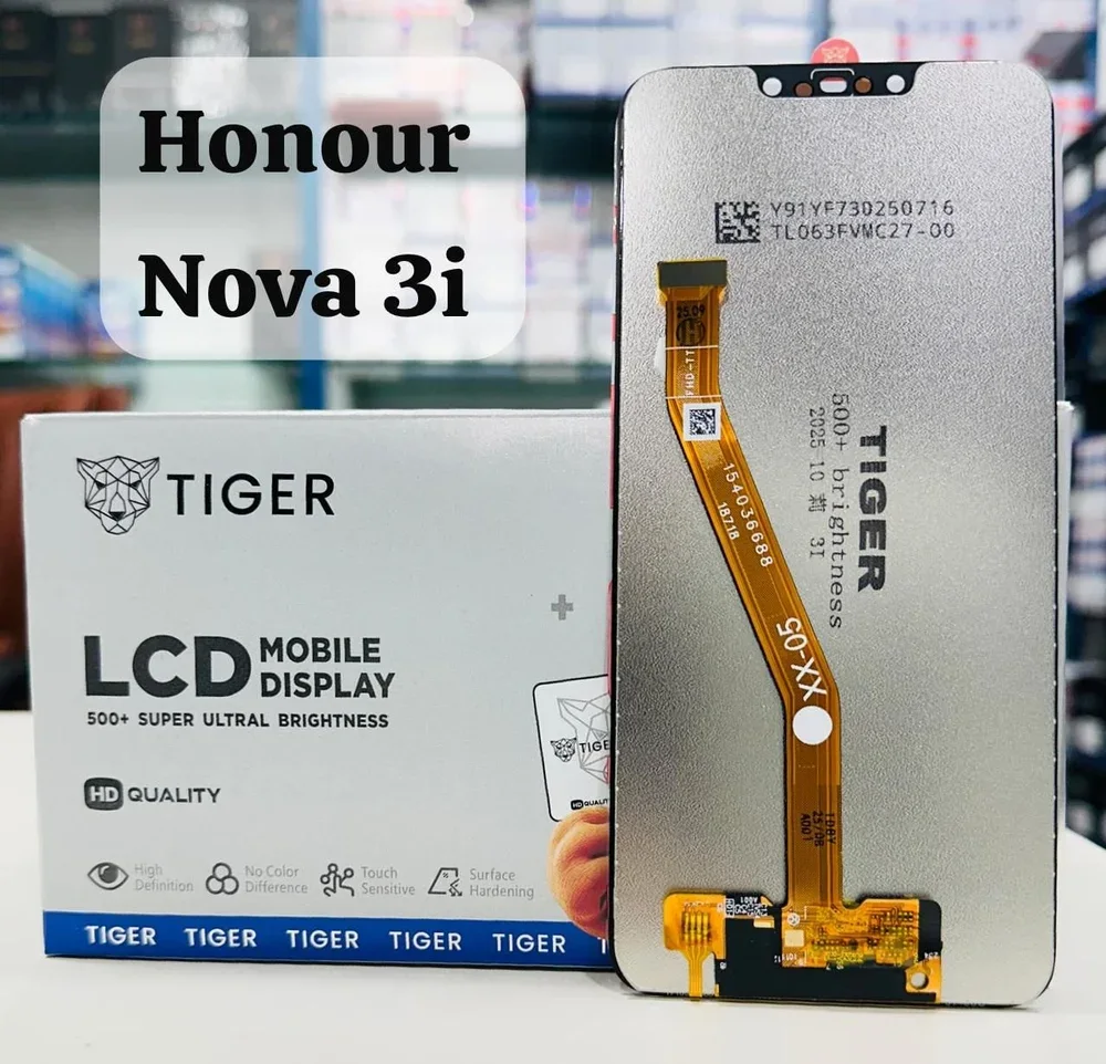 Honor Nova 3i Çıtalı Ekran Dokunmatik Siyah Orijinal