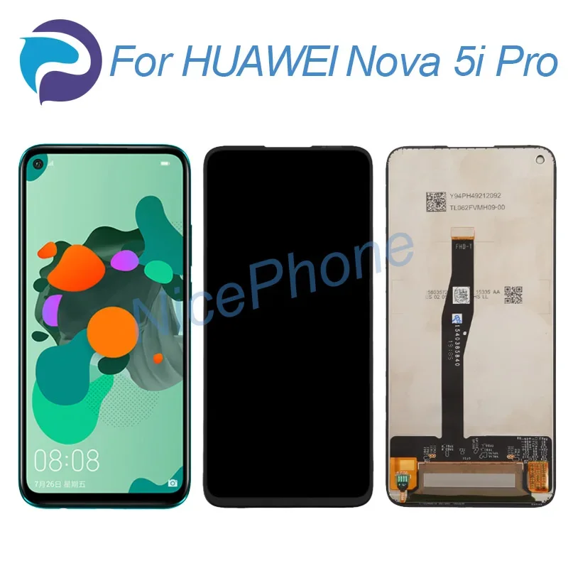 Honor Nova 5i Çıtalı Ekran Dokunmatik Siyah Orijinal