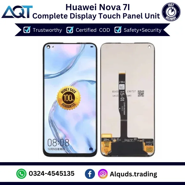 Honor Nova 7i Ekran Dokunmatik A Plus Kalite Ürün/COG Çıtasız (Çerçevesiz)
