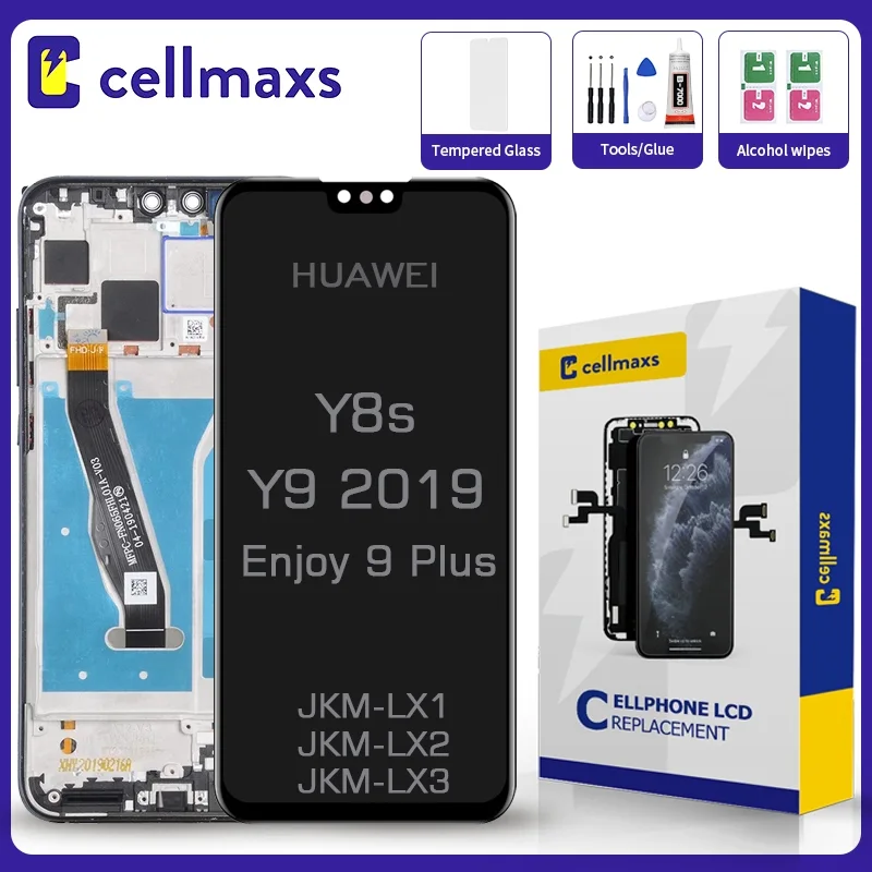 Huawei Enjoy 8S Ekran Dokunmatik Orijinal Çıtasız Ürün (Çerçevesiz)