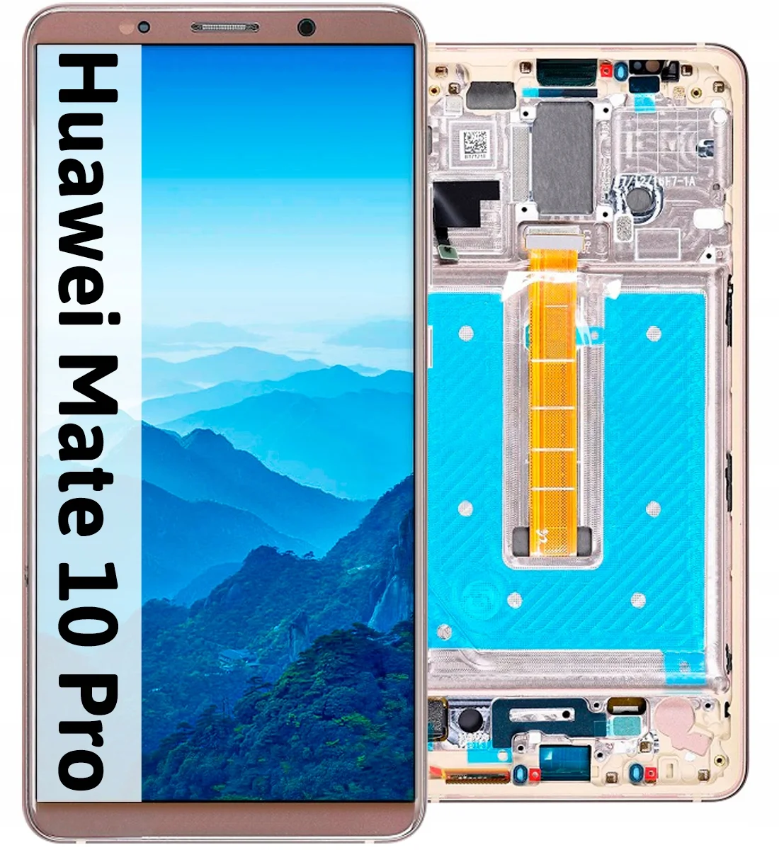 Huawei Mate 10 Kahve Ekran Dokunmatik Orijinal Çıtasız Ürün (Çerçevesiz)