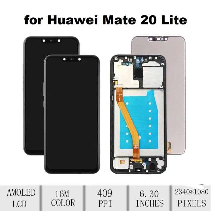 Huawei Mate 20 Lite Ekran Dokunmatik Orijinal Çıtasız Ürün (Çerçevesiz)