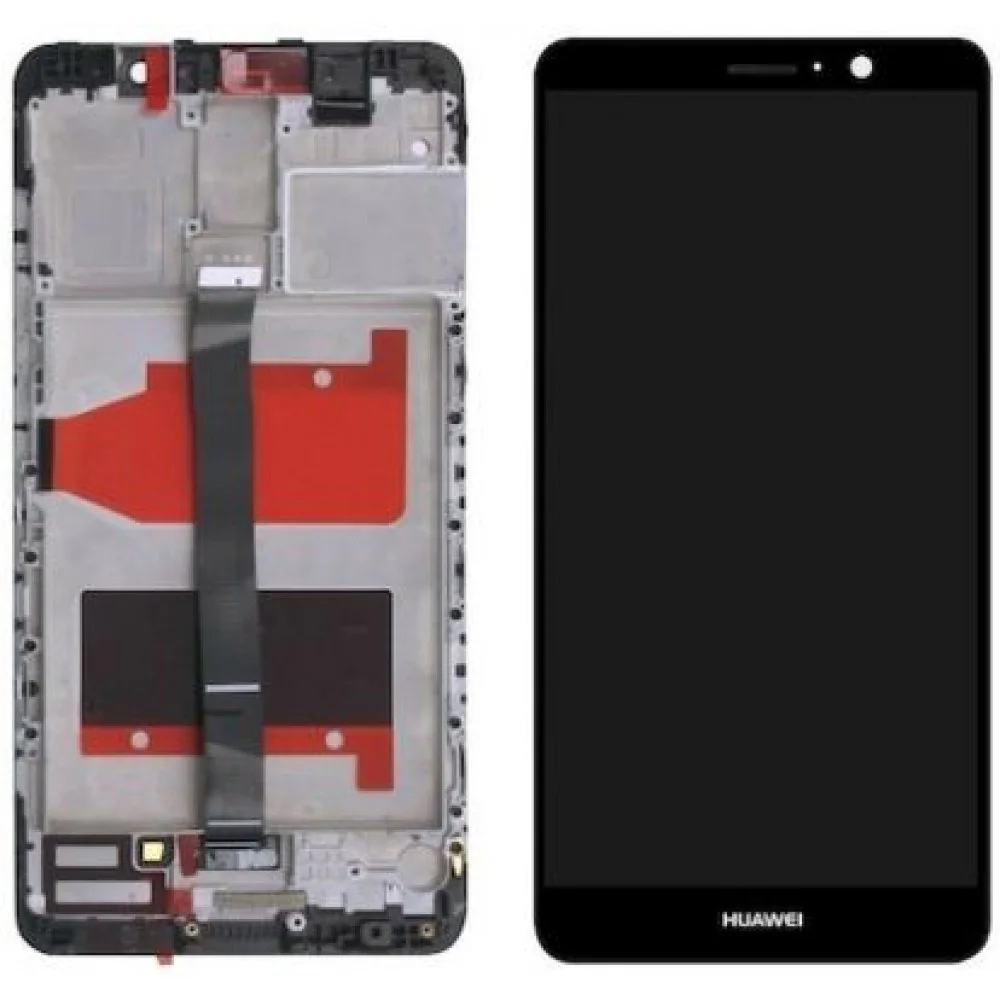Huawei Mate 9 Çıtalı Ekran Dokunmatik Siyah Orijinal