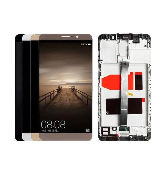 Huawei Mate 9 Çıtalı Ekran Dokunmatik Siyah Orijinal
