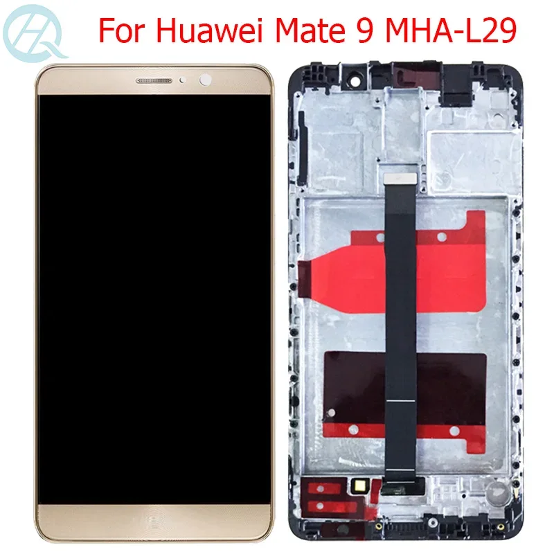 Huawei Mate 9 Mocha Çıtalı Ekran Dokunmatik Orijinal