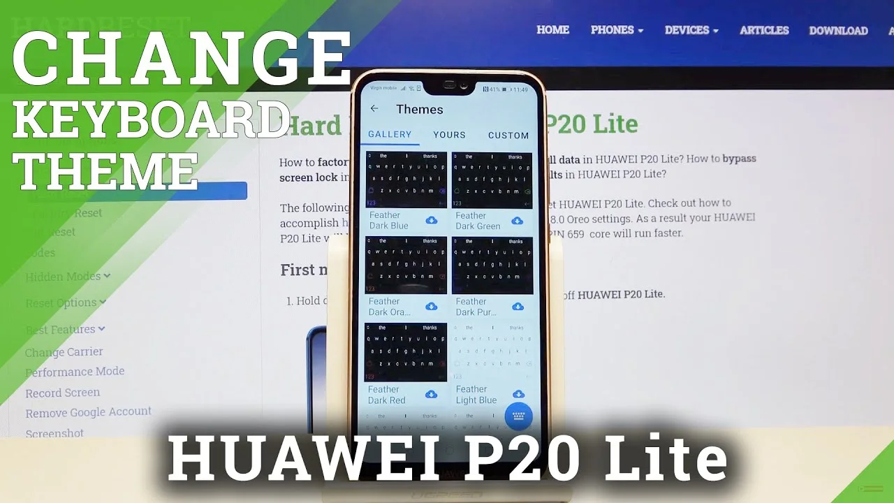 Huawei P20 Lite Tuş Bordu Ekran Ara Film