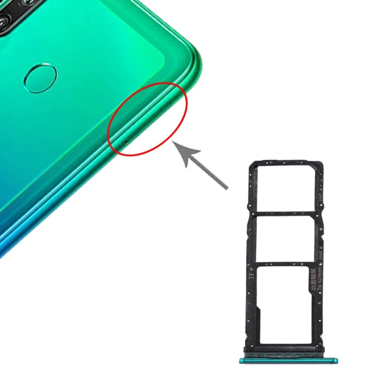 Huawei P40 Lite Sim Kart Tepsisi Yeşil
