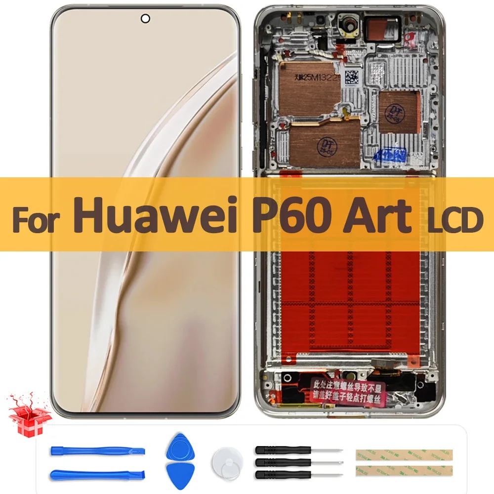 Huawei P60 Ekran Dokunmatik SOFT OLED Kalite Ekran Çıtasız (Çerçevesiz)