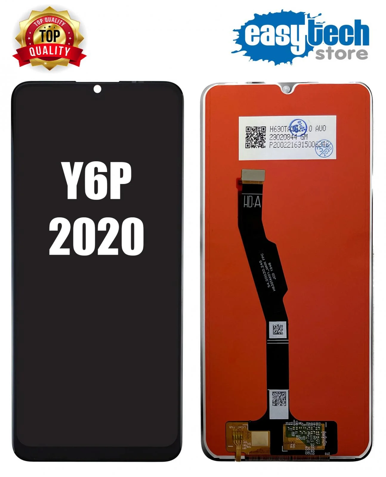 Huawei Y6p 2020 Ekran Dokunmatik Orijinal Çıtasız Ürün (Çerçevesiz)