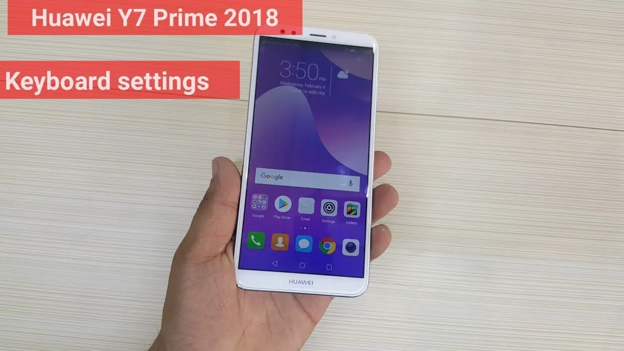 Huawei Y7 2018 Tuş Bordu