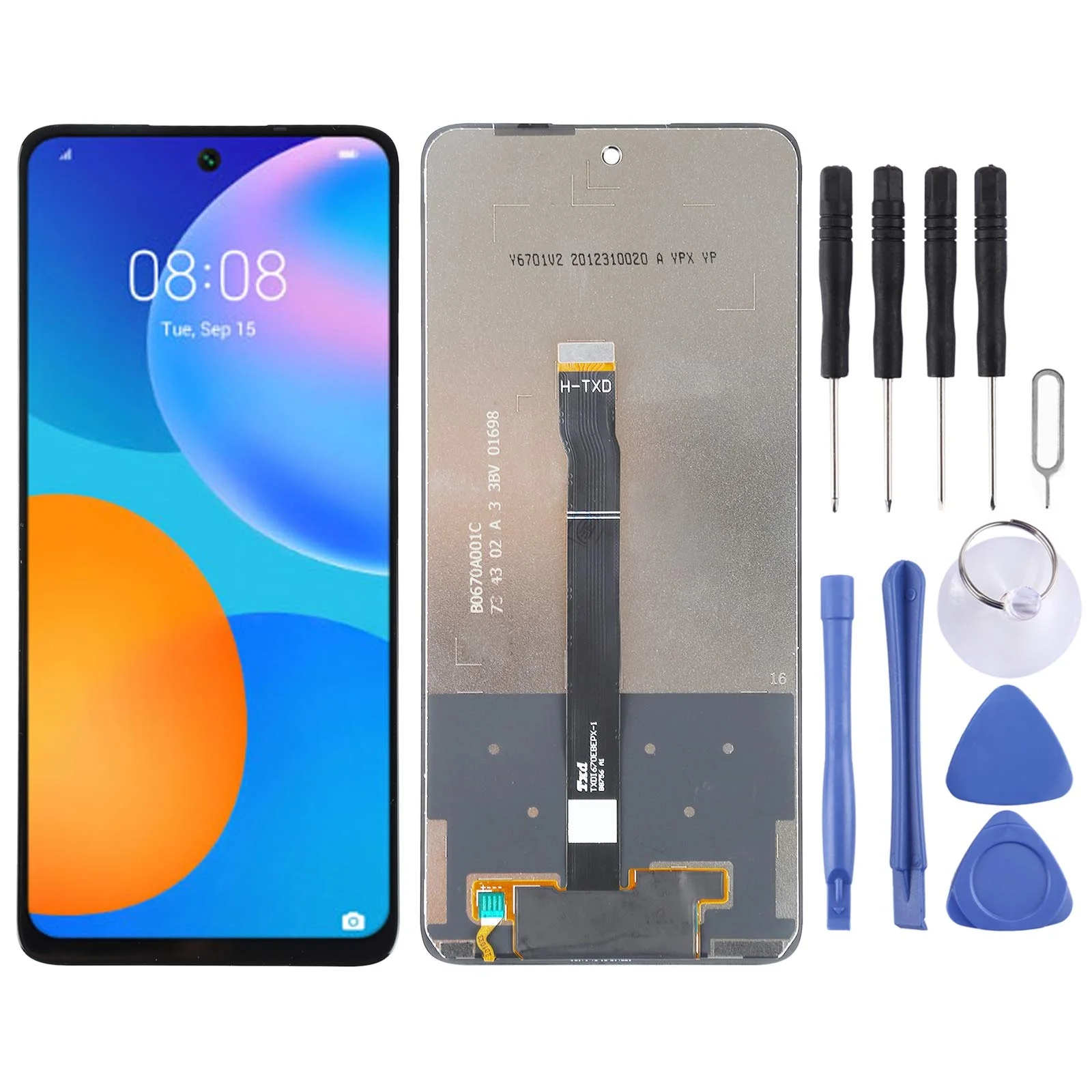 Huawei Y7a Ekran Dokunmatik Orijinal Çıtasız Ürün (Çerçevesiz)