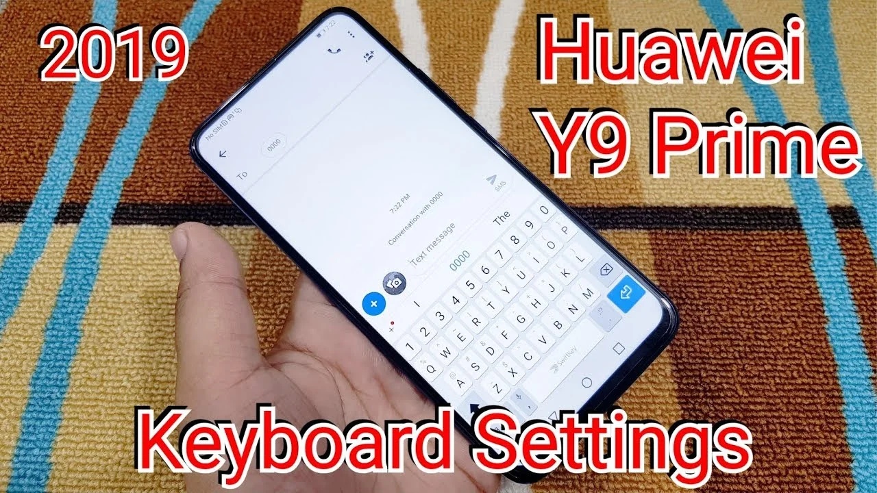 Huawei Y9 2019 Tuş Bordu