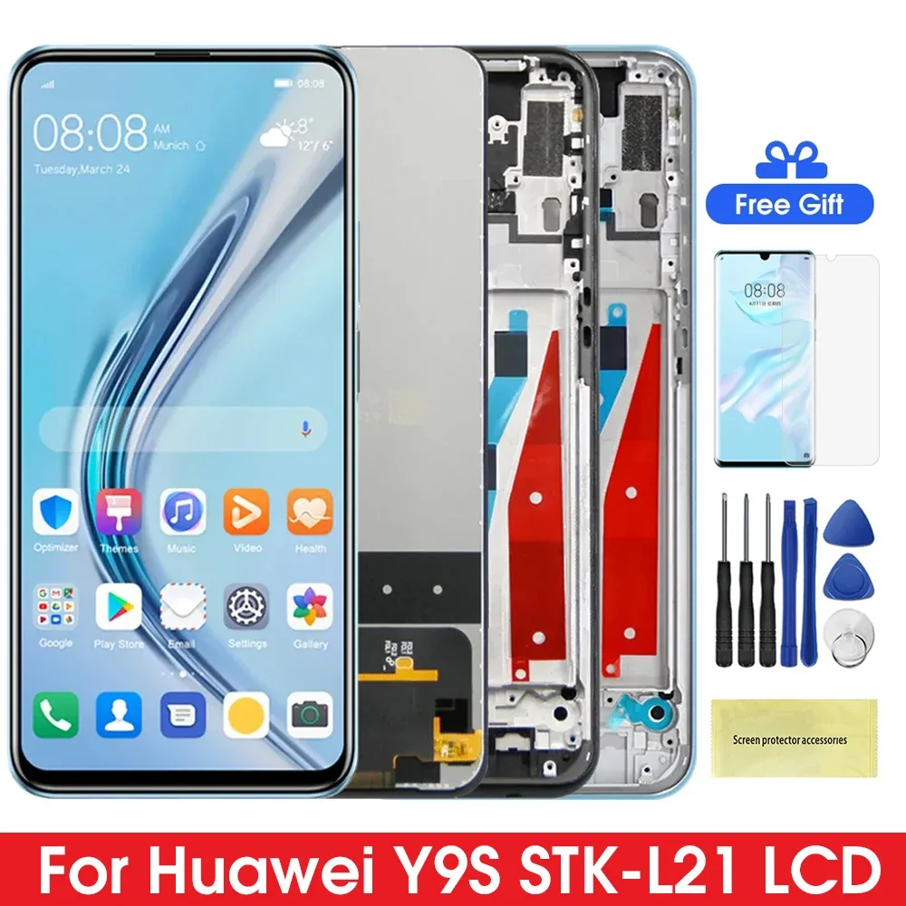 Huawei Y9s Çıtalı Ekran Dokunmatik A Plus Kalite Ürün/COG