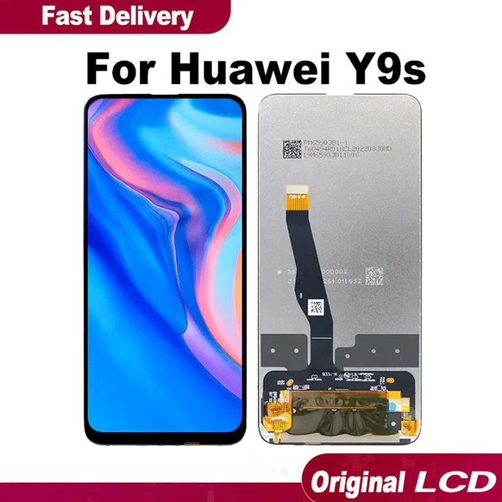 Huawei Y9s Çıtalı Ekran Dokunmatik Siyah A Plus Kalite Ürün/COG
