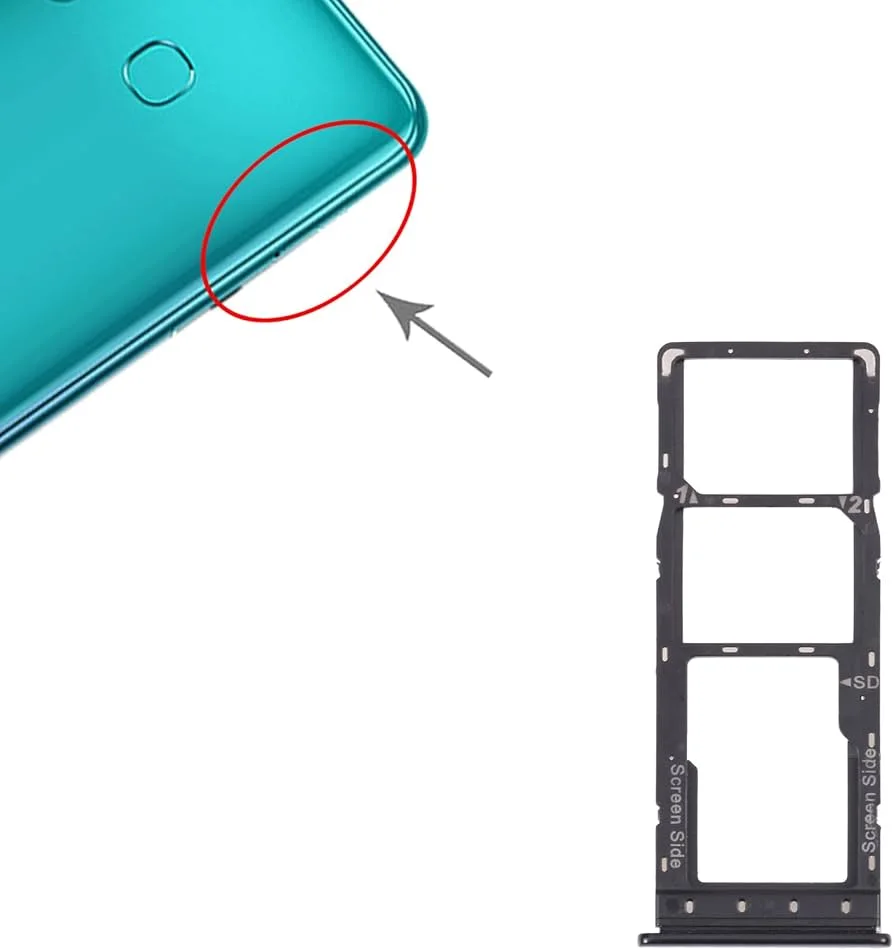 Infinix Hot 10 X682 Sim Kart Tepsisi Gri
