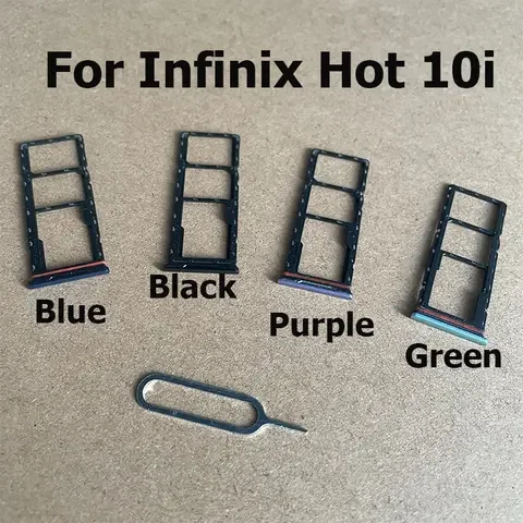 Infinix Hot 10İ Sim Kart Tepsisi Mavi