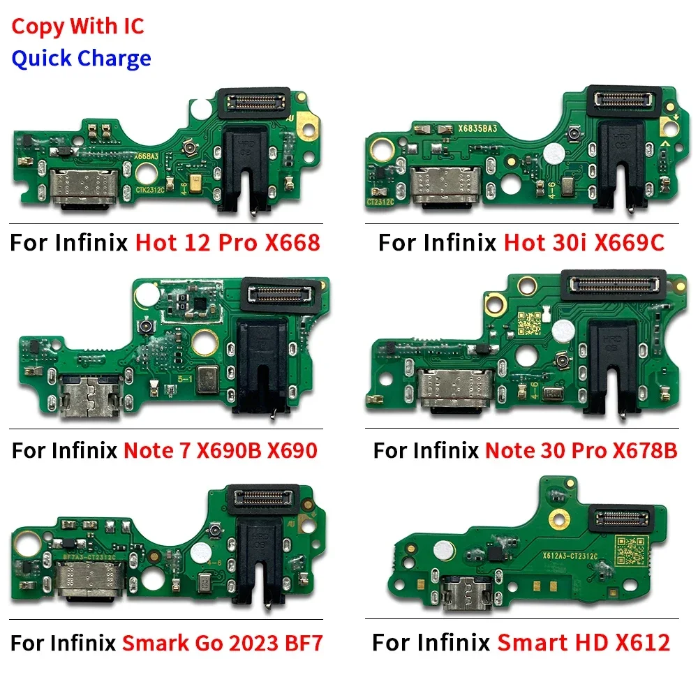 Infinix Hot 12 Pro Şarj Soketli Mikrofon Bordu