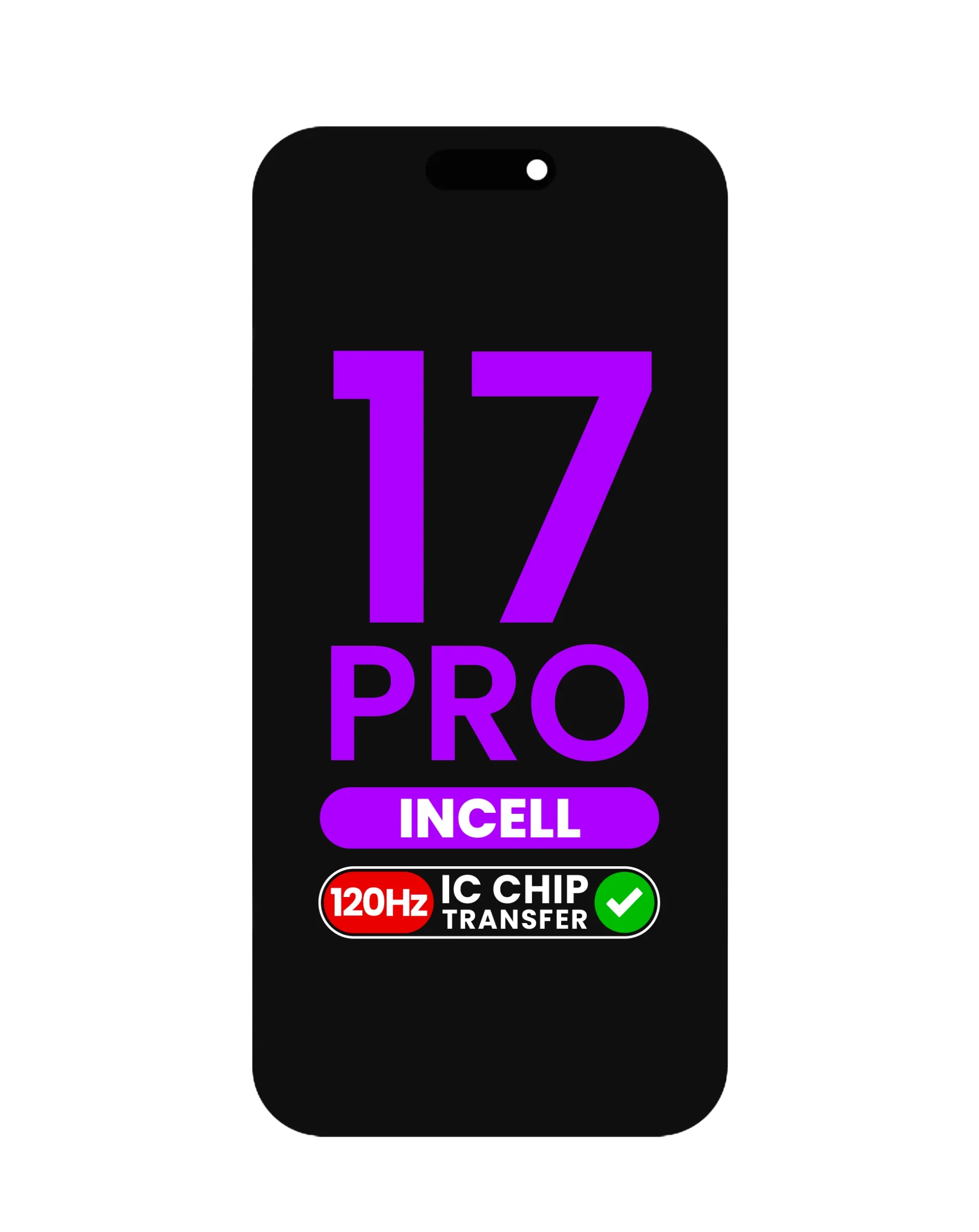 İphone 17 Pro Ekran Dokunmatik DİAGNOS FHD Parlaklık 800+ Nit Premium Kalite