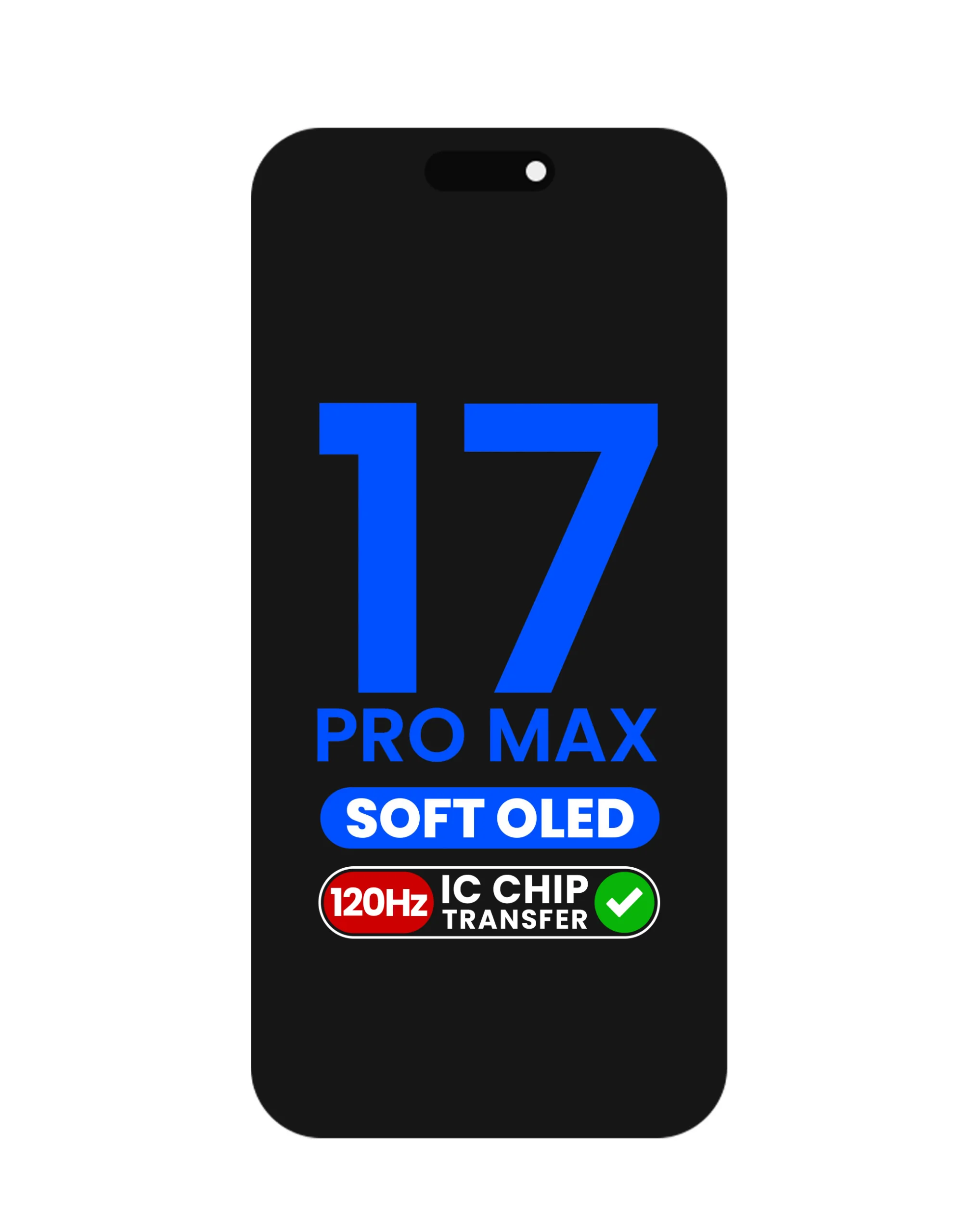 İphone 17 Pro Max Ekran Dokunmatik SOFT OLED Kalite Ekran Parlaklık 900+ Nit Premium Kalite