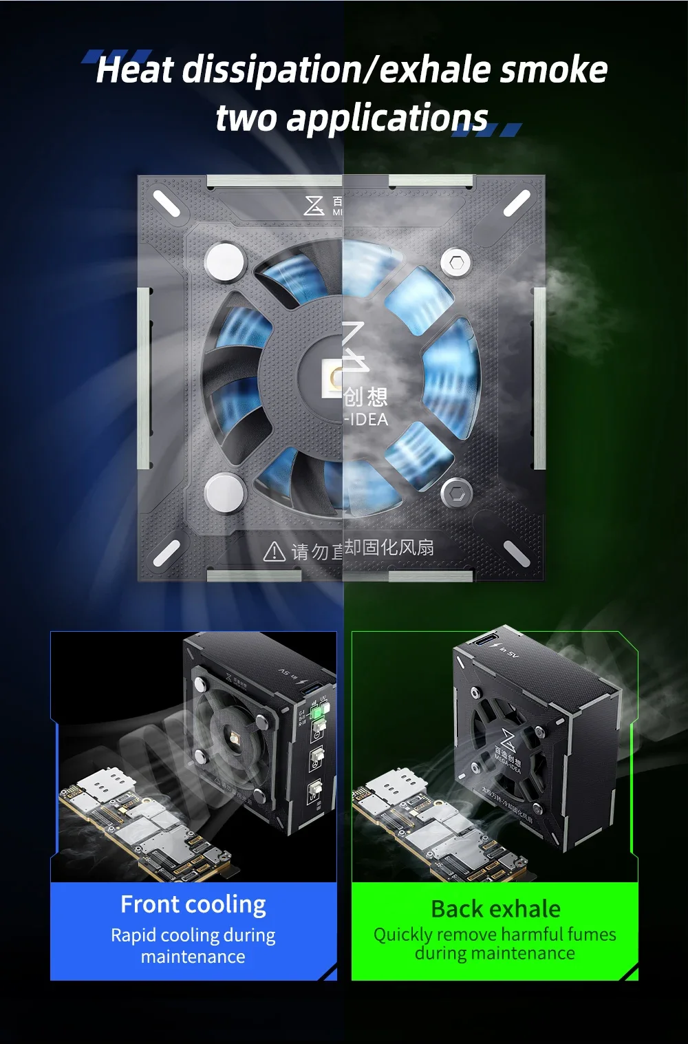 MEGA-IDEA MAX Duman Emici Fan
