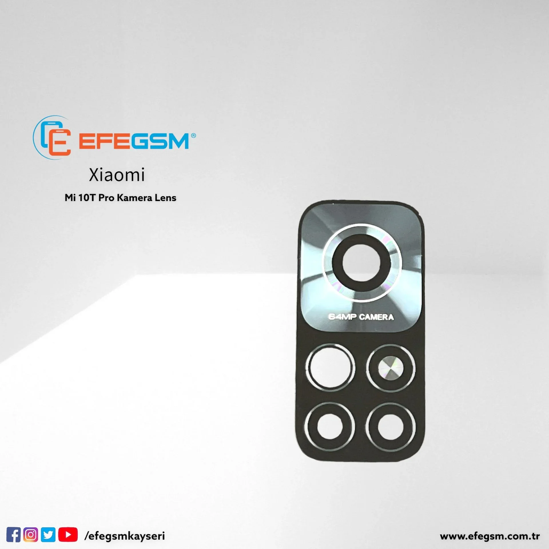 Mi 10T Mi 10T Pro Kamera Camı