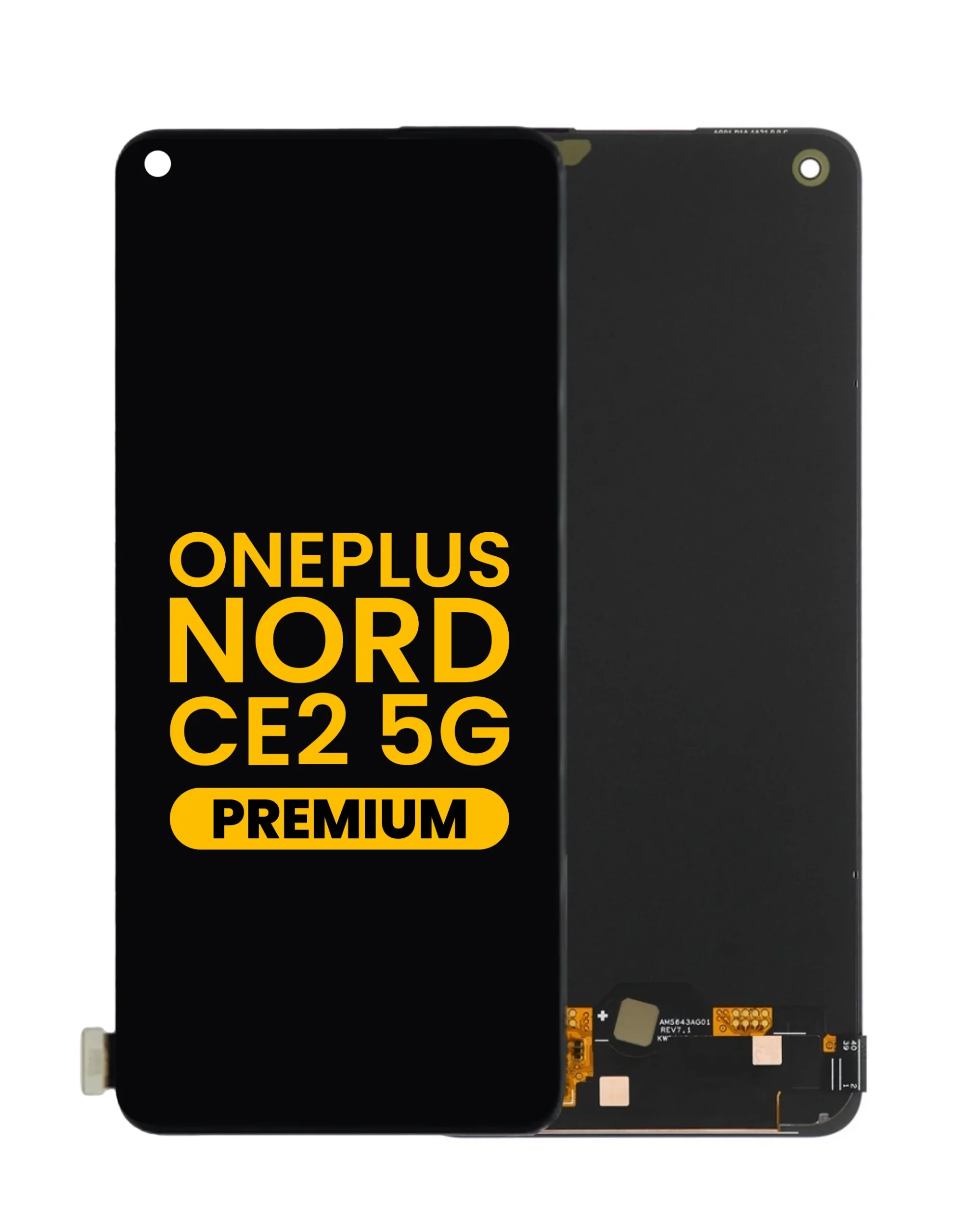 One Plus Nord Ce2 Ekran Dokunmatik OLED Çıtasız (Çerçevesiz)