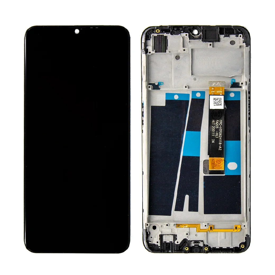 Oppo A12 Çıtalı Ekran Dokunmatik Siyah Orijinal