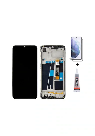 Oppo A12 Çıtalı Ekran Dokunmatik Siyah Orijinal