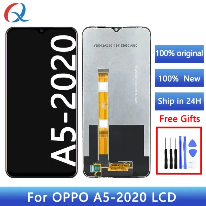 Oppo A5 Ekran Dokunmatik Orijinal Çıtasız Ürün (Çerçevesiz)