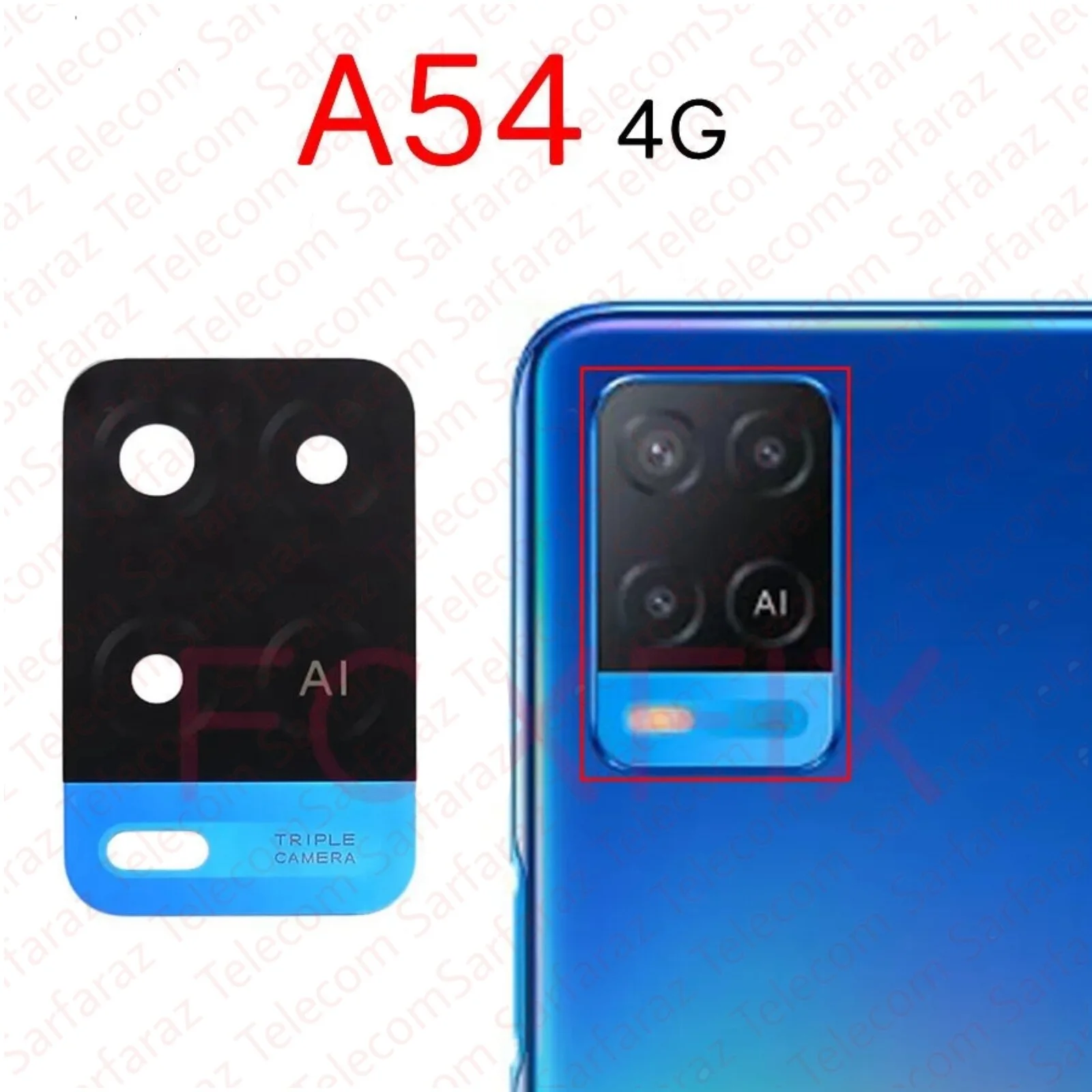 Oppo A54 Kamera Camı