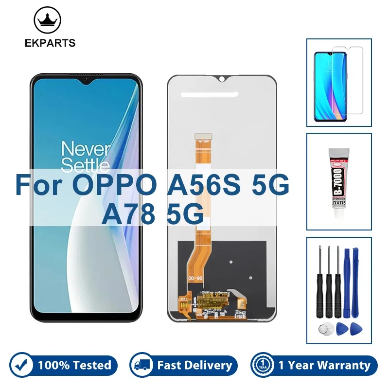 Oppo A56s 5G Ekran Dokunmatik Orijinal Çıtasız Ürün (Çerçevesiz)