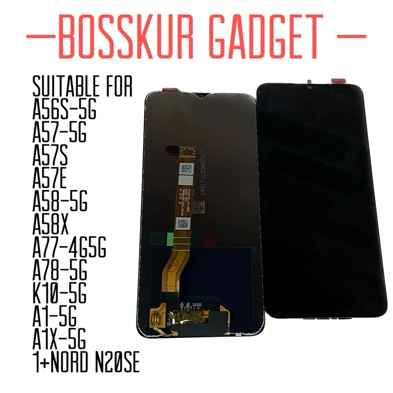 Oppo A56s 5G Ekran Dokunmatik Orijinal Çıtasız Ürün (Çerçevesiz)