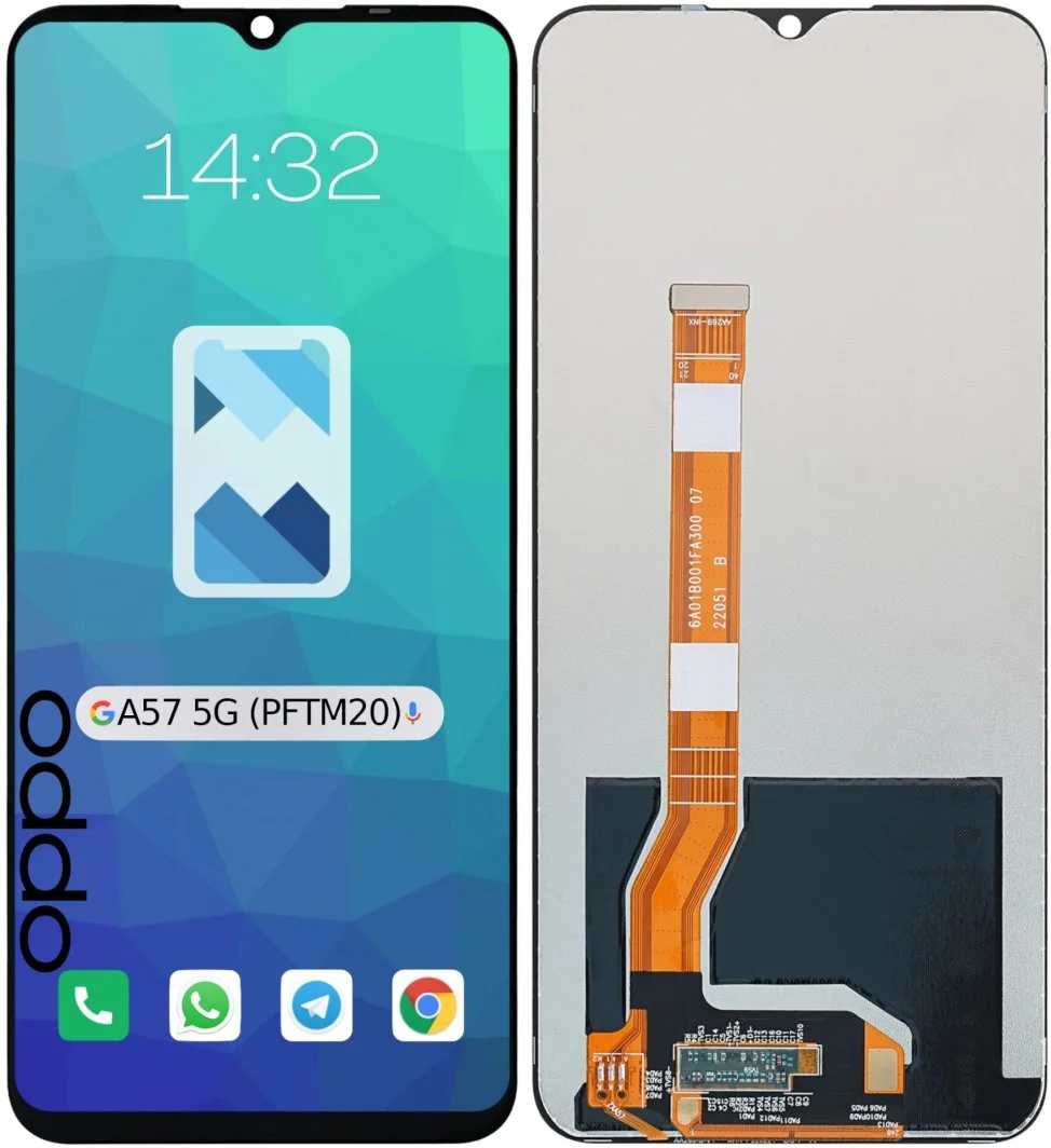 Oppo A57 5G Ekran Dokunmatik Orijinal Çıtasız Ürün (Çerçevesiz)