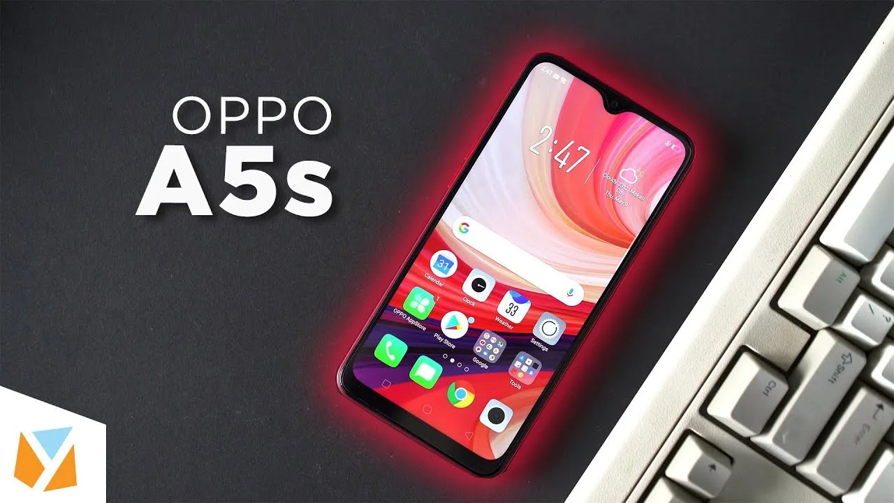 Oppo A5S Tuş Bordu Kırmızı